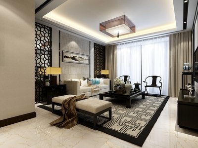 新中式集成墙板装修